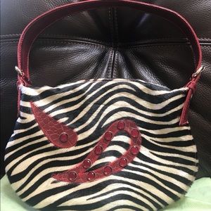 Cecconi piero fur/leather hand bag